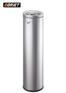 Stainless Steel Classic Standing Smokeless Ashtray Trash Can <b>Lids</b> Silver/ Gold Powder Coating ISO9001 Certified Public - Product Image 5