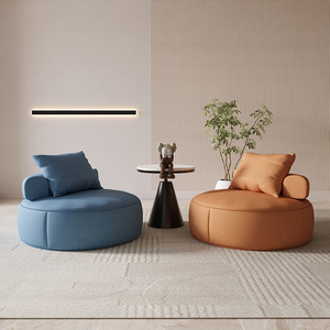 Divano Sezionale in Legno Stile Nordico, Singolo, Lusso Leggero, Ecologico, Durevole, per Appartamenti Piccoli, Ville, Centri Commerciali, Hotel, Soggiorni - Product Image 3