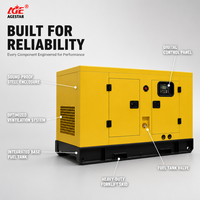 Groupe électrogène diesel refroidi par eau professionnel de 16 kW à 500 kW avec moteur Cummins, démarrage électrique, pour bâtiments commerciaux