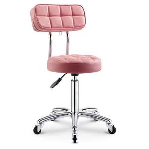 Tabouret <span class=keywords><strong>de</strong></span> <span class=keywords><strong>bar</strong></span> réglable à dossier très vendu pour salon, <span class=keywords><strong>chaise</strong></span> <span class=keywords><strong>de</strong></span> beauté nordique, mobilier <span class=keywords><strong>de</strong></span> beauté en métal, tabouret <span class=keywords><strong>de</strong></span> <span class=keywords><strong>bar</strong></span> blanc - Product Image 6