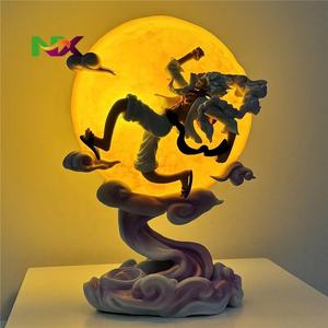 Figura de Acción de Anime de Resina de Luffy con Salto Lunar Brillante de One Piece Gear 5, con Caja Decorativa - Product Image 3