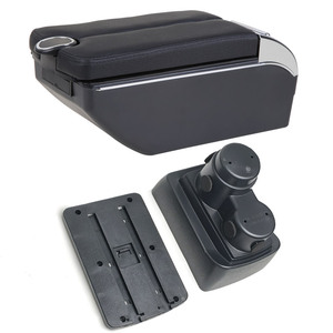 Reposabrazos Vtear ABS con USB y Portavasos para Renault <span class=keywords><strong>Duster</strong></span> 2010-2018, Accesorio de Almacenamiento Interior Delantero para Auto - Product Image 2