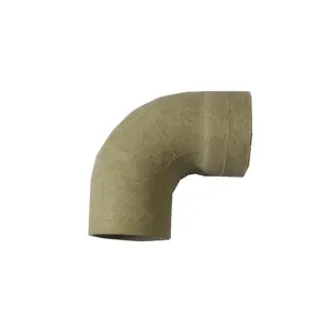 Fast Delivery Lightweight Ceramics Elbows Easy Assembly Casting Ceramic Bends Factory