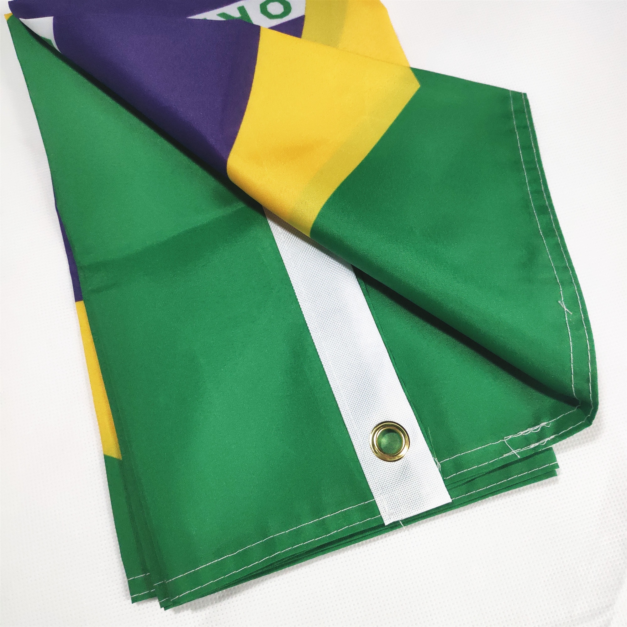 高品质3x5英尺大型数码印花聚酯国家巴西定制绿色巴西国旗 - buy