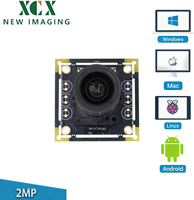 Module de caméra IMX291 1080P HD Starlight Vision Nocturne 4mm 90 Degrés CMOS 1920 * 1080 30fps USB