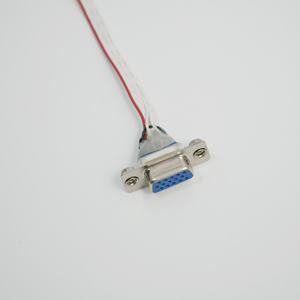 PLC 및 테스트 장비용 OEM 맞춤형 HDB 15P/F ~ MX1.25 6PIN 산업용 케이블 - Product Image 3