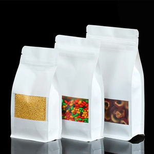 Sacchetti Stand-up per Alimenti con Fondo a Soffietto, Confezione in Plastica Trasparente con Chiusura a Zip, 8 Lati Sigillati, per Cibo per Animali, Colore Personalizzabile - Product Image 4