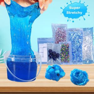 CHENXI Nouveautés Slime Éducatif Cristallin Croquant Myrtille Haute Qualité Extensible Personnalisable LOGO 4 Couleurs Kit Anti-Stress pour - Product Image 6