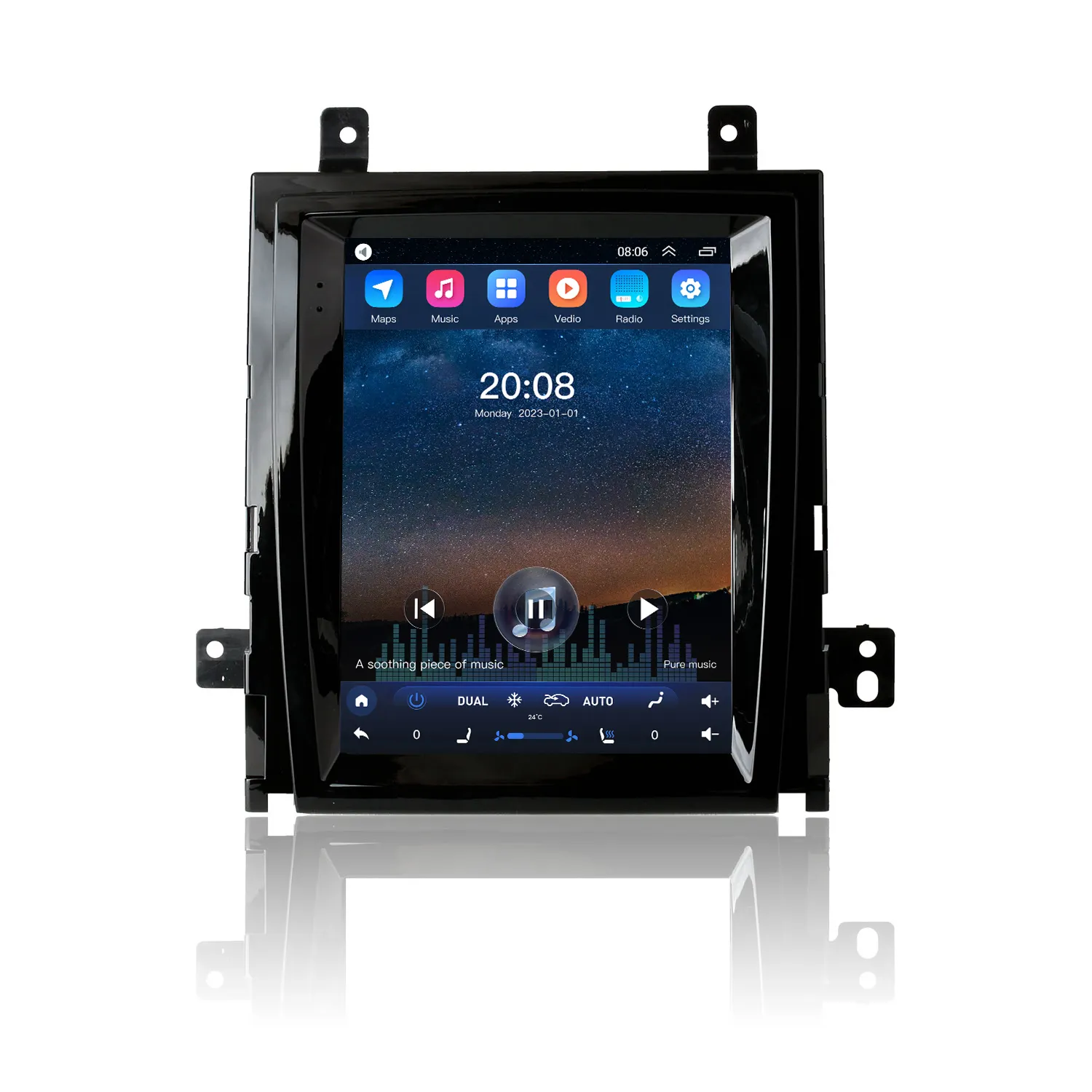 راديو سيارة ستريو ملاحة GPS للسيارة بشاشة عالية الدقة شاشة دعم راديو سيارة بشاشة IPS من أجل touchio-من cadilac ESCALADE