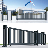 Reinforced Security Sliding Gate Multi-Factor Access Control (Fingerprint/IC Card) Anti-Tailgating Collision Avoidance Deters