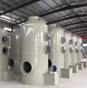 Sistema de depuración de humos ácidos de torre de absorción de depurador de aire de producción profesional