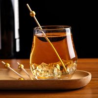 200 pics à cocktail, brochettes d'apéritif de 4,7 pouces (11,9 cm), bâtonnets à cocktail en bambou pour boissons, desserts, charcuterie, fête