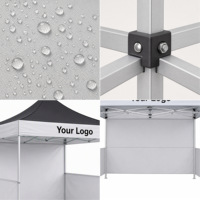 Tente d'exposition intérieure sportive imprimée sur mesure pour salons professionnels, événements publicitaires, auvent pop-up, cadre en aluminium 38 mm, personnalisable