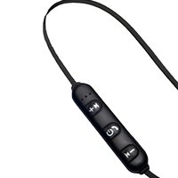 Earphone Nirkabel Magnetik Sport Portabel Harga Terjangkau, Headphone Leher In-Ear Bebas Genggam untuk Lari, Headset Stereo Magnetik