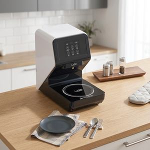 Olla Eléctrica Comercial Automática para Cocinar Fideos Instantáneos, Estación de Calentamiento Rápido por Inducción para Oficina o Salón - Product Image 3