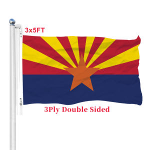 Bandera del estado de <span class=keywords><strong>Alabama</strong></span> de doble cara, 3x5 pies, resistente, 3 capas, poliéster duradero, pancarta personalizada para interiores y exteriores - Product Image 3