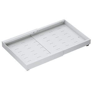Caja de almacenamiento extraíble extensible de alta resistencia, organizador de <span class=keywords><strong>cajones</strong></span>, almacenamiento de armario de cocina <span class=keywords><strong>con</strong></span> película adhesiva, Material de Metal deslizante - Product Image 2