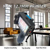 Imprimante à jet d'encre portative multicolore, hauteur maximale de 12.7mm pour l'impression de vêtements et de papier