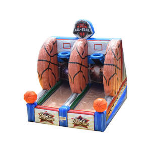 Lanzamiento de fútbol QB de doble carril inflable para puertas traseras, fiestas temáticas deportivas y actividades de formación de equipos quarterback <span class=keywords><strong>Blitz</strong></span> - Product Image 2