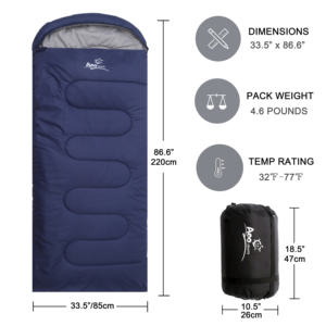 Nouvelle promotion Sac de couchage d'hiver pour le camping en plein air en toutes saisons Imperméable - Product Image 2