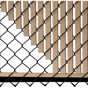 Clôture à maillons de chaîne d'intimité avec intimité <span class=keywords><strong>PVC</strong></span> <span class=keywords><strong>Bande</strong></span> Noodle Link clôture lattes en polyéthylène blocage visuel <span class=keywords><strong>pour</strong></span> la clôture d'intimité - Product Image 2
