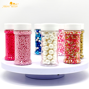 Perles de <span class=keywords><strong>sucre</strong></span> décoratives comestibles en gros, grains de <span class=keywords><strong>sucre</strong></span>, <span class=keywords><strong>sucre</strong></span> en poudre, décorations de gâteaux, décorations de pâtisserie, décorations comestibles - Product Image 4