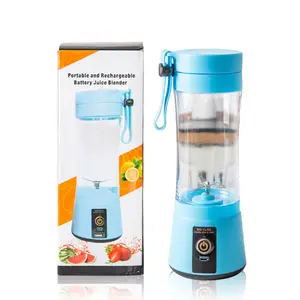 Knirps Portable Electric Juicer Machine 500mL with Double Cup Lids Mini  Wireless Blender for Home Kitchen Outdoor Sports Travel