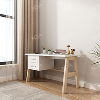 NOVA meubles de maison modernes en bois blanc petit coin bureau à domicile bureau d'étude ordinateur bureau minimaliste avec rangement