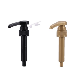 SY Coffee Syrup <b>Pump</b> <b>Bottle</b> with <b>Pump</b> Dispenser Hot Selling 1000ml Transparent Plastic 28mm - Product Image 1