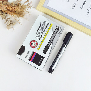 Черный перманентный маркер для ткани на масляной основе, 4 цвета, наконечник 4,2 мм/2,3 мм, водостойкий, невыцветающий, нестираемый, двусторонний контурный маркер - Product Image 6