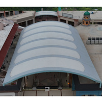 Estructura de Membrana Arquitectónica de Estilo Industrial Personalizada, Gran Toldo de Membrana Tensada para Exteriores, Ecológico para Parques