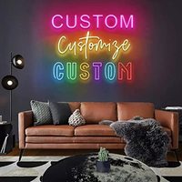 Enseigne lumineuse LED néon personnalisée pour intérieur/extérieur, style chinois, avec inscription « Ouvert »
