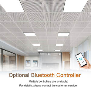 Stock US, panneau lumineux LED 2x2 à cadre mince de 40 W, rétroéclairé, panneau lumineux plat pour bureau, luminaire de panneau commercial - Product Image 4