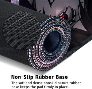 Tấm lót chuột chơi game anime in thăng hoa chất liệu cao su quảng cáo, quà tặng OEM, chống trượt, dùng cho laptop, máy tính bảng, chuột không dây, bàn phím không dây - Product Image 5