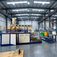 Machines d'extrusion de tuyaux de drainage en PE et ligne de production d'extrusion de fosses septiques spirales