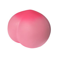 Vente en gros de jouets anti-stress géants de haute qualité, 25 cm, en mousse PU à rebond lent, Squishy Pêche
