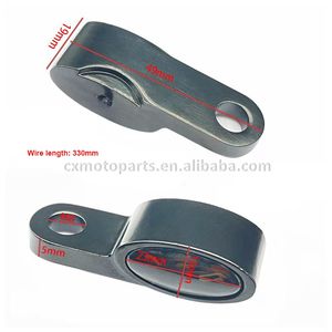 Mini moto LED clignotants 3LEDs 12V <span class=keywords><strong>clignotant</strong></span> ambre pour Yamaha Kawasaki Racer Cafe <span class=keywords><strong>Bobber</strong></span> en aluminium - Product Image 5