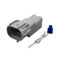 Connecteur de capteur de pompe à huile automobile 4 broches E6DB 14A464 NA 1U2Z 14S411 LA avec borne en cuivre et boîtier en plastique nylon