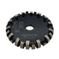Vente chaude D100-180mm segmenté diamant rainurage roue pour granit/Quartz/béton plein Bullnose rainurage meules
