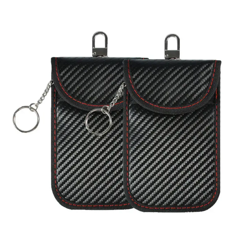 Key Holder Bag Faraday Pouch For Car Keys RFID Blocking Key Wallet