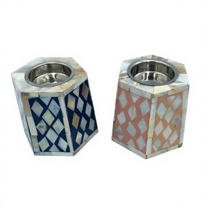 Best Selling <b>Eid</b> Religious Agarwood Mother of Pearl MOP <b>Box</b> Tray Set with Bakhoor Burner and Serving Tray From Vietnam - Product Image 1