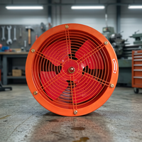 Hochgeschwindigkeits-Gusseisen-Axialventilator 2800 U/min AC-Betrieben 100% Kupferdrahtmotor Zwei Kugellager Haushalts-Abluftventilator