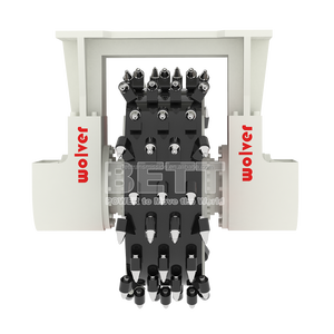 Wolver BRW110挖沟机滚筒切割机带切割轮路槽滚筒切割机带CE - Product Image 6