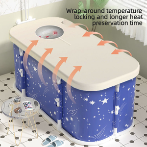 Baignoire pliable sans installation 2026 pour usage domestique, baignoire rectangulaire pour adultes et enfants, baignoire pliable - Product Image 5