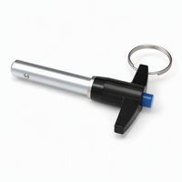 Goupilles de verrouillage à bille à bouton-poussoir en acier inoxydable à poignée en T de précision, à dégagement rapide, longueur personnalisable, attaches