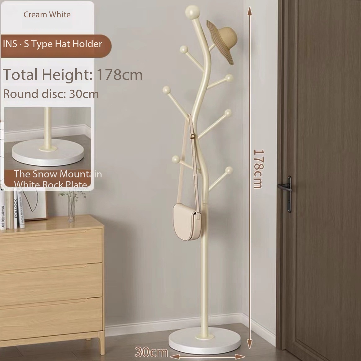 [Blanc crème] Disque Snow Mountain White Rock Board