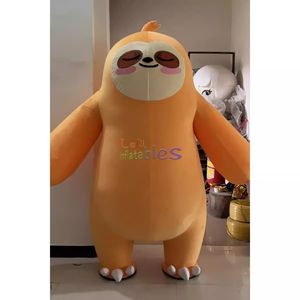 Popular inflable perezoso mascota conjunto adulto dibujos animados Animal fiesta evento disfraz para la venta - Product Image 4