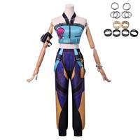 Tenue de scène K-pop pour femme : Ensemble de costume de danse avec veste, jupe, pantalon et crop top pour performance
