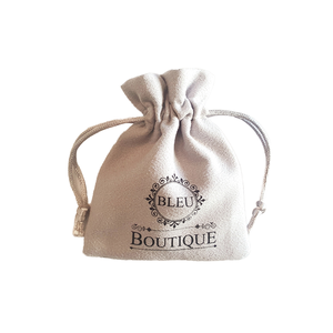 Bolsas de Embalaje para Joyería con Cordón y Logotipo Personalizado, de Gamuza Antipolvo, Marca Yu-Touch - Product Image 1