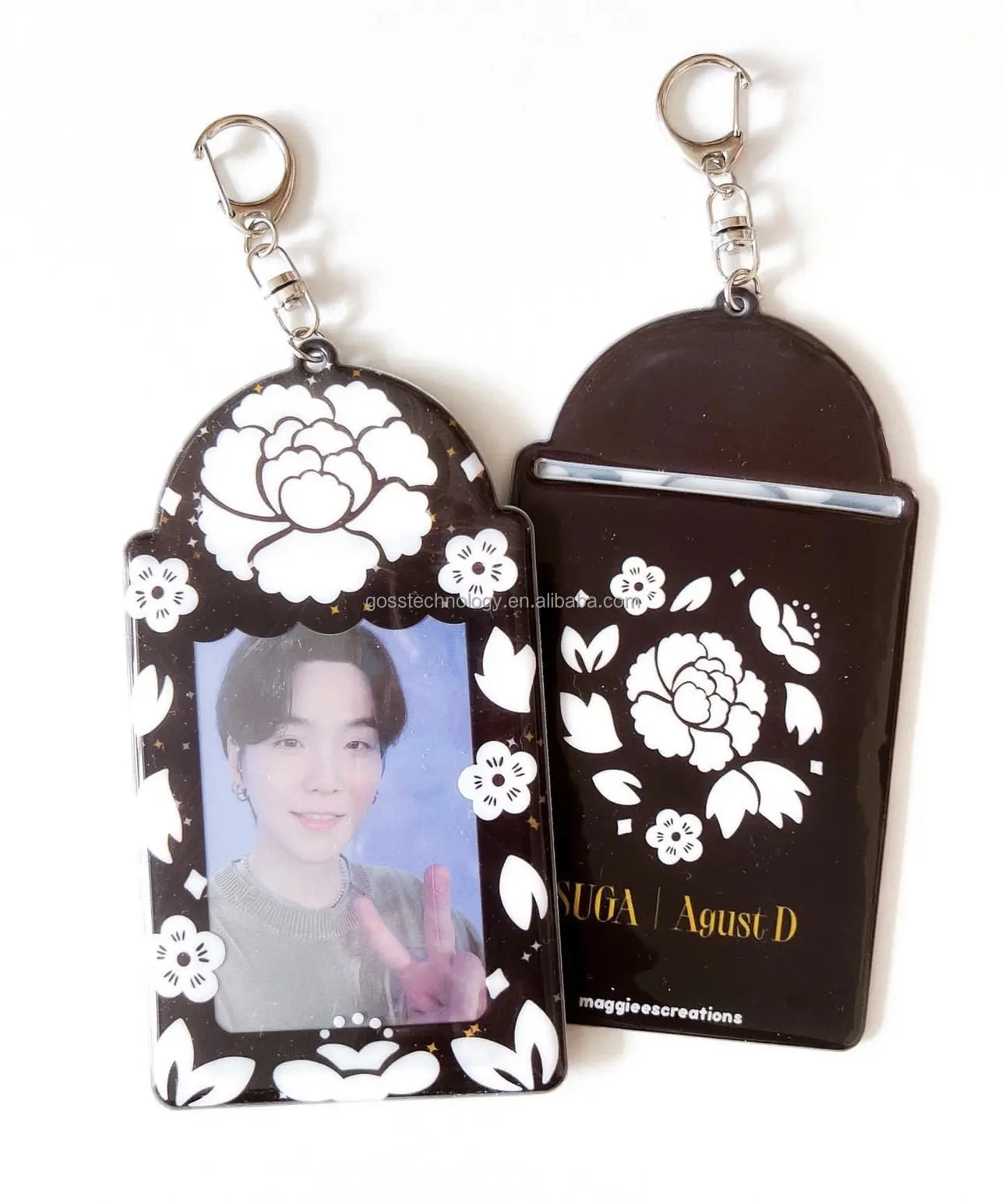 Custom design Cute Korea Style PVC Card cover case kpop photocard card holder Stars photo collect card holders